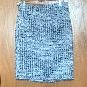 Tweed pencil skirt